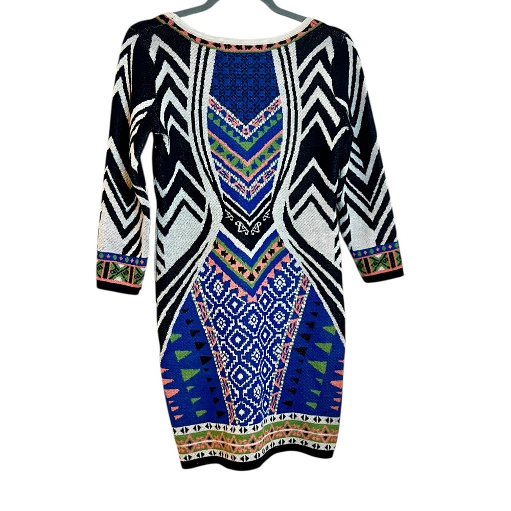 Flying Tomato Geometric Patterned Bodycon Dress - image 4